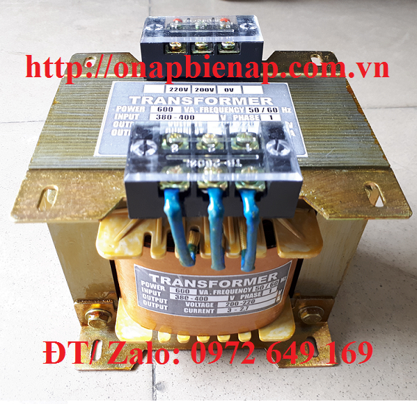 BIẾN ÁP CÁCH LY 600VA 380V 400V - 200V 220V